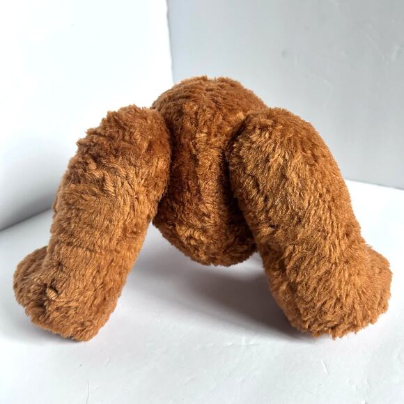 Handmade Jointed Brown Teddy Bear Fuzzy Round Sweet Face Stuffed Bear - Picture 5 of 8